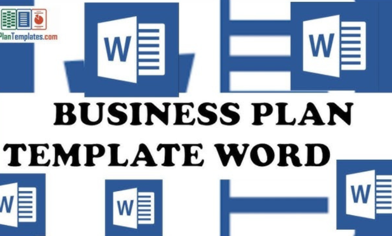 business plan template word